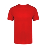 T-shirt unisexe en 100% coton peigné Ring Spun 160 g/m² couleur rouge première vue