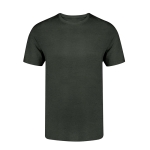 T-shirt unisexe en 100% coton peigné Ring Spun 160 g/m² couleur gris foncé première vue