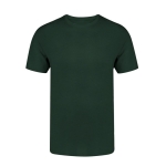 T-shirt unisexe en 100% coton peigné Ring Spun 160 g/m² couleur vert foncé première vue