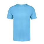 T-shirt unisexe en 100% coton peigné Ring Spun 160 g/m² couleur bleu ciel première vue