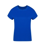 T-shirt femme en 100% coton peigné Ring Spun 160 g/m² couleur bleu première vue