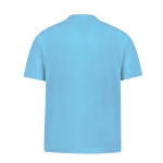 T-shirt enfant en 100% coton peigné Ring Spun 160 g/m² couleur bleu ciel quatrième vue