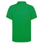 Polo unisexe Ring Spun 100% coton peigné avec 2 boutons 220 g/m² couleur vert deuxième vue