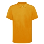 Polo unisexe Ring Spun 100% coton peigné avec 2 boutons 220 g/m² couleur doré première vue