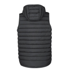Gilet imperméable 100% RPET avec capuche réglable couleur noir