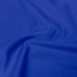 Polo technique respirant en 100% polyester avec 3 boutons couleur bleu