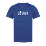 T-shirt sport unisexe en 100% polyester, motif rayé 135 g/m² vue principale