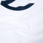 T-shirt sport respirant polyester, design bicolore 135 g/m² couleur blanc
