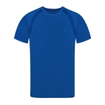 T-shirt technique en 100% polyester respirant 135 g/m² couleur bleu première vue