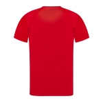 T-shirt technique en 100% polyester respirant 135 g/m² couleur rouge quatrième vue