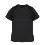 T-shirt technique femme 100% polyester respirant 135 g/m² couleur noir première vue
