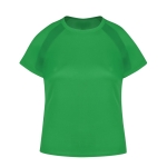T-shirt technique femme 100% polyester respirant 135 g/m² couleur vert première vue