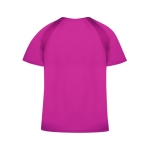 T-shirt technique femme 100% polyester respirant 135 g/m² couleur fuchsia quatrième vue
