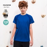 T-shirt technique enfant 100% polyester respirant 135 g/m² couleur blanc