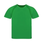 T-shirt technique enfant 100% polyester respirant 135 g/m² couleur vert première vue