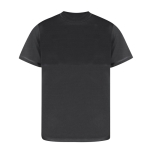T-shirt technique 100% polyester avec double ton 140 g/m² couleur noir première vue