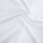 T-shirt technique 100% polyester avec double ton 140 g/m² couleur blanc deuxième vue