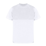 T-shirt technique 100% polyester avec double ton 140 g/m² couleur blanc première vue