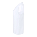 T-shirt femme blanc à col rond 100% coton 160 g/m² couleur blanc troisième vue