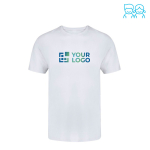 T-shirt enfant blanc à col rond 100% coton 160 g/m² vue principale