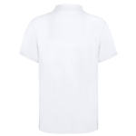 Polo blanc 100% coton avec 2 boutons assortis 220 g/m² couleur blanc deuxième vue