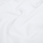 Polo femme blanc 100% coton avec 2 boutons assortis 220 g/m² couleur blanc quatrième vue