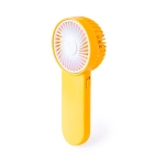 Ventilateur portatif de divers coloris avec bouton latéral deuxième vue