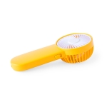 Ventilateur portatif de divers coloris avec bouton latéral  troisième vue