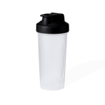 Shaker gourde transparent avec bouchon à vis coloré et filtre 800 ml couleur noir première vue