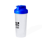 Shaker gourde transparent avec bouchon à vis coloré et filtre 800 ml vue principale