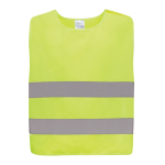 Gilet réfléchissant de sécurité à logo en RPET pour enfants taille S couleur jaune