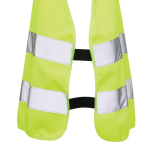 Gilet réfléchissant de sécurité à logo en RPET pour enfants taille S couleur jaune troisième vue