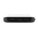 Powerbank avec indicateurs de puissance et câble de type-C 10 000 mAh couleur noir septième vue