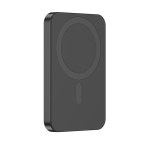 Powerbank magnétique avec charge ultra-rapide et aimant 5 000 mAh couleur noir
