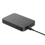 Batterie externe 10 000 mAh avec aimant pour téléphone et port type-C couleur noir neuvième vue
