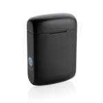 Écouteurs sans fil avec panneau de chargement solaire et BT 5.3 couleur noir deuxième vue