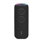 Haut-parleur sans fil résistant à l'eau avec double subwoofers 30W couleur noir deuxième vue