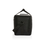 Sac isotherme en RPET avec panneau solaire et capacité de 24 canettes couleur noir quatrième vue