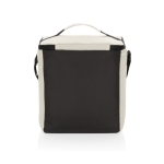 Sac isotherme en RPET à poche frontale, capacité 12 canettes couleur blanc cassé cinquième vue