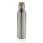 Bouteille thermos en inox recyclé avec bouchon anti-fuite 650ml couleur argenté