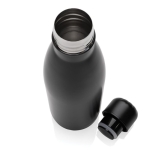Bouteille en acier inoxydable recyclé pour boissons froides 500ml couleur noir troisième vue