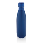 Bouteille en acier inoxydable recyclé pour boissons froides 500ml couleur bleu
