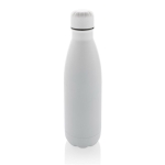 Bouteille en acier inoxydable recyclé pour boissons froides 500ml couleur blanc