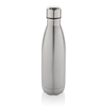 Bouteille en acier inoxydable recyclé pour boissons froides 500ml couleur argenté