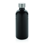 Bouteille en acier inoxydable recyclé avec système anti-fuite 800ml couleur noir