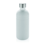 Bouteille en acier inoxydable recyclé avec système anti-fuite 800ml couleur blanc