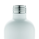 Bouteille en acier inoxydable recyclé avec système anti-fuite 800 ml couleur blanc troisième vue