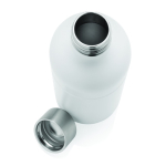 Bouteille en acier inoxydable recyclé avec système anti-fuite 800 ml couleur blanc quatrième vue