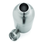 Bouteille en acier inoxydable recyclé avec système anti-fuite 800ml couleur argenté