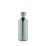 Bouteille en acier inoxydable recyclé avec système anti-fuite 800ml couleur argenté avec zone d'impression
